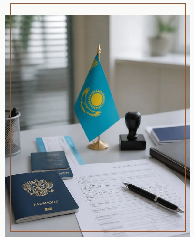 Оформление визы в Казахстан для поездки и работы в Майкопе