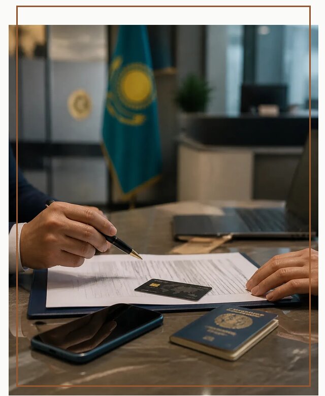 Открытие счета и банковской карты в Казахстане в Майкопе